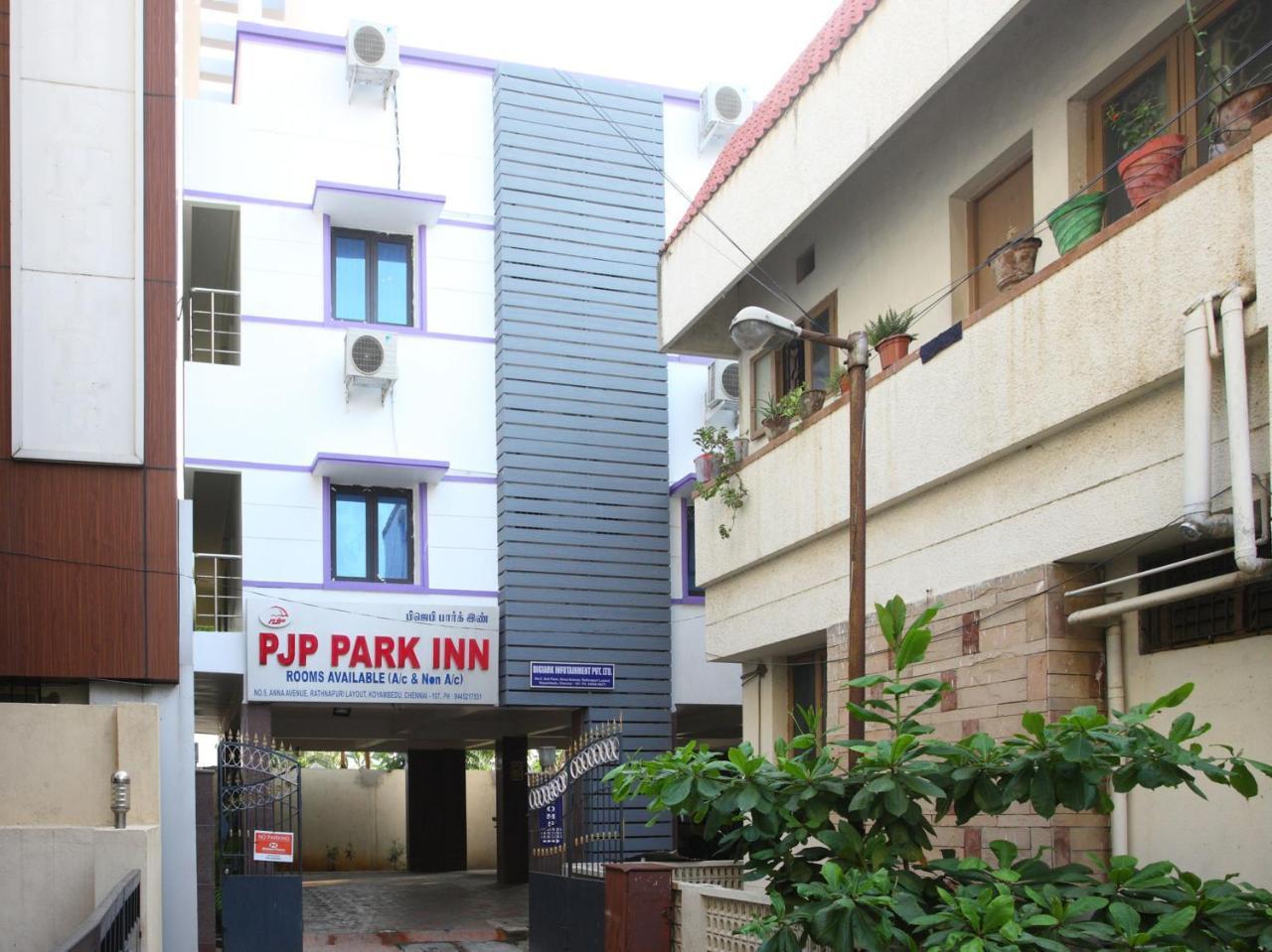 Oyo 10465 Koyambedu Chennai Hotel Bagian luar foto