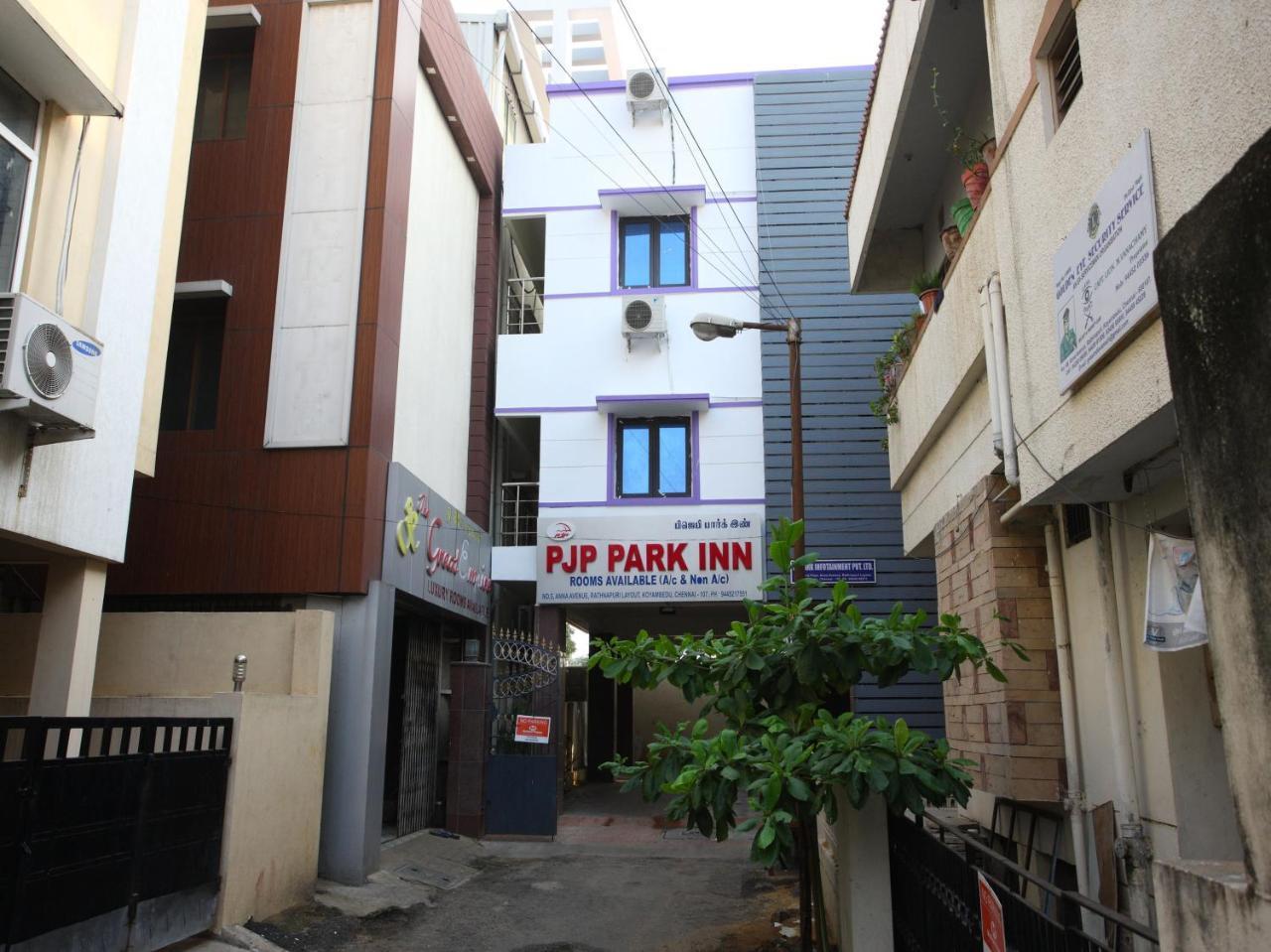 Oyo 10465 Koyambedu Chennai Hotel Bagian luar foto